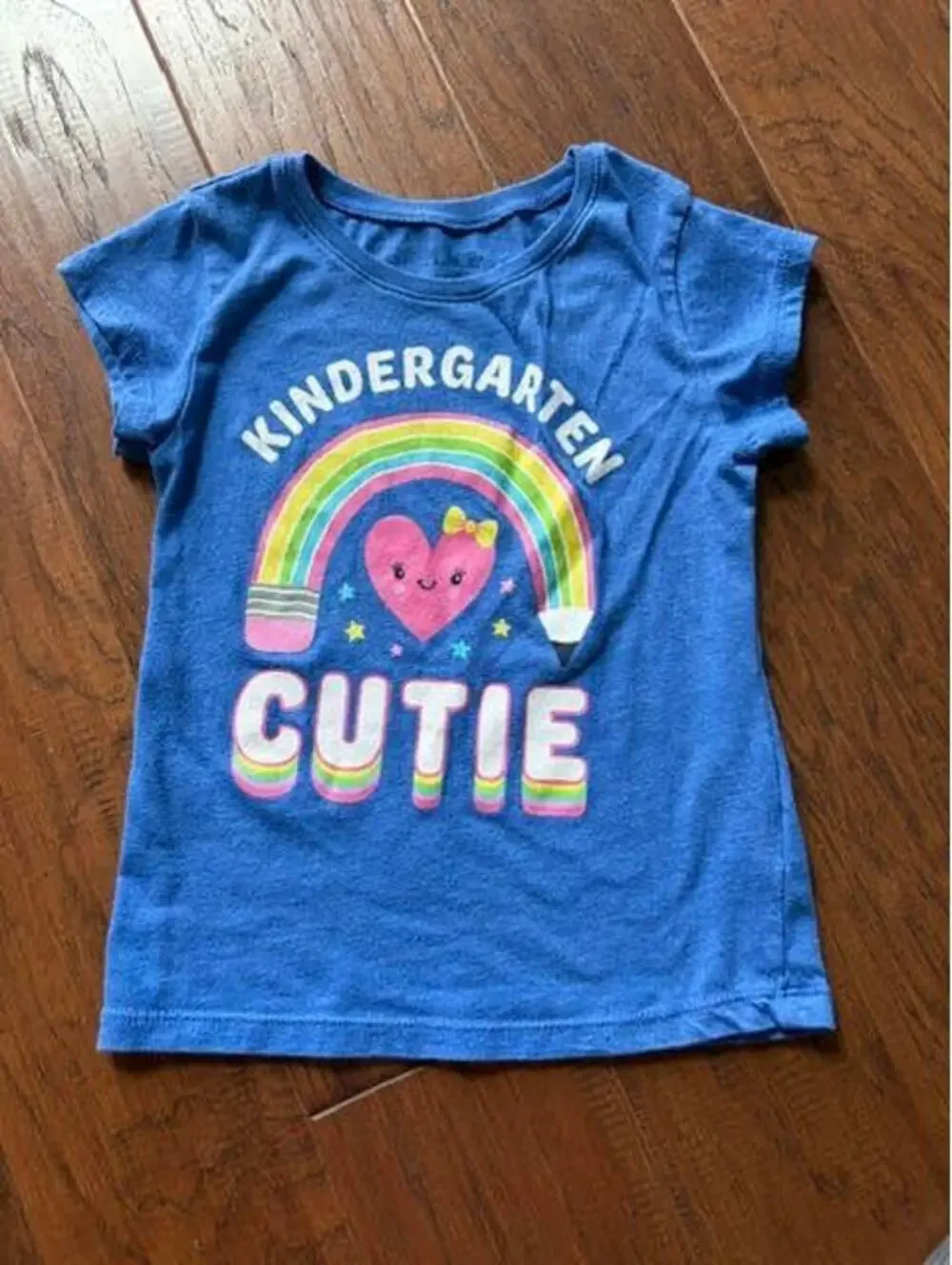 The Children's Place Kindergarten Cutie Blue Girls T-Shirt
